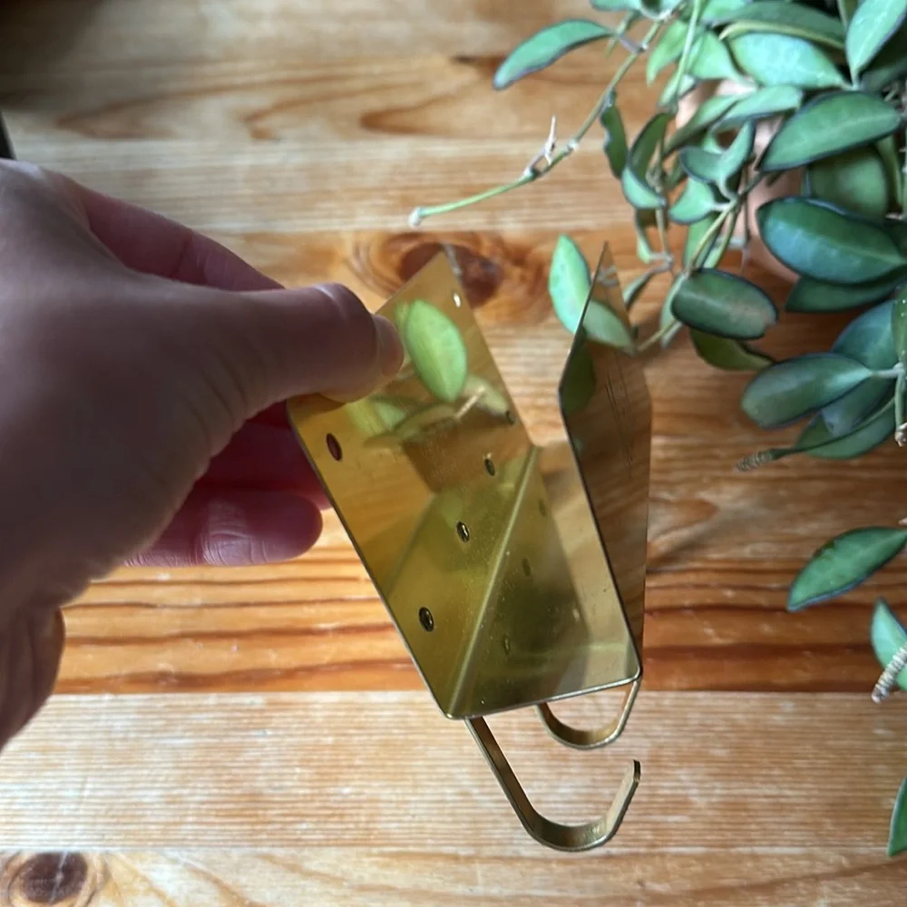 Vintage Mail Holder with Hooks